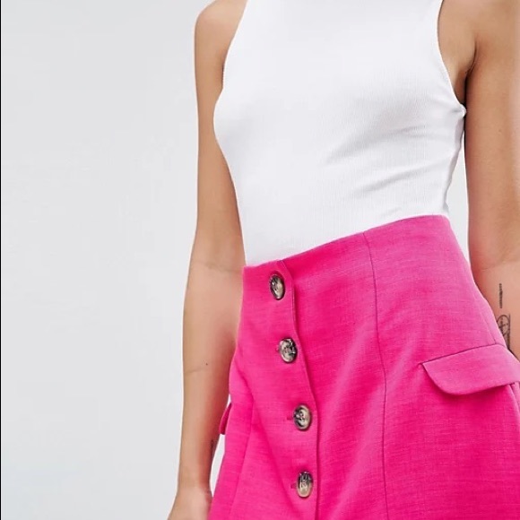 ASOS PETITE Tailored Uber High Waist Mini Skirt - Picture 5 of 7